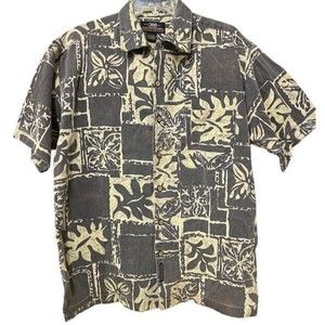 Vintage Colo Wear America Hawaiian Button Up Shirt 100% Cotton Mens Size Large